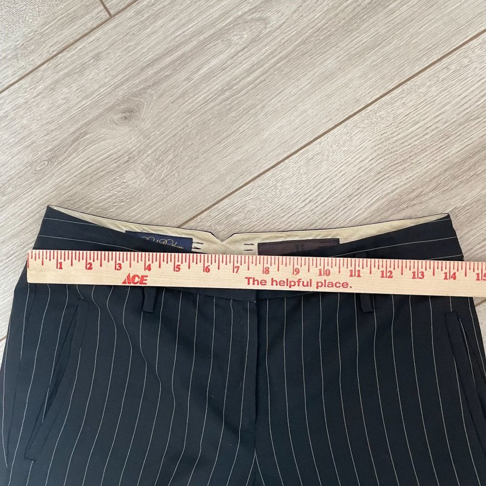 Brooks Brothers Vitale Barberis Canonico Italy Wool Dress Pants Women 2P Black - Picture 3 of 13
